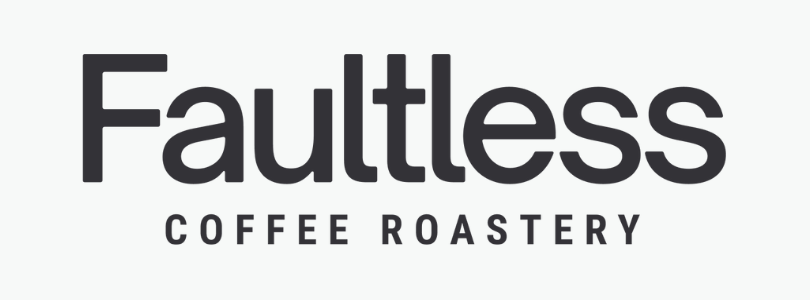 Faultless Logo Sticker - Light Gray