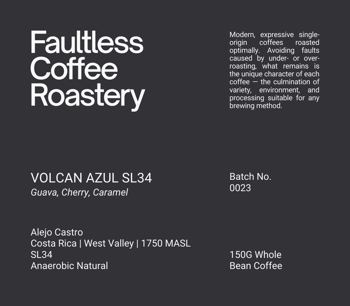 0023: Volcan Azul SL34, Costa Rica