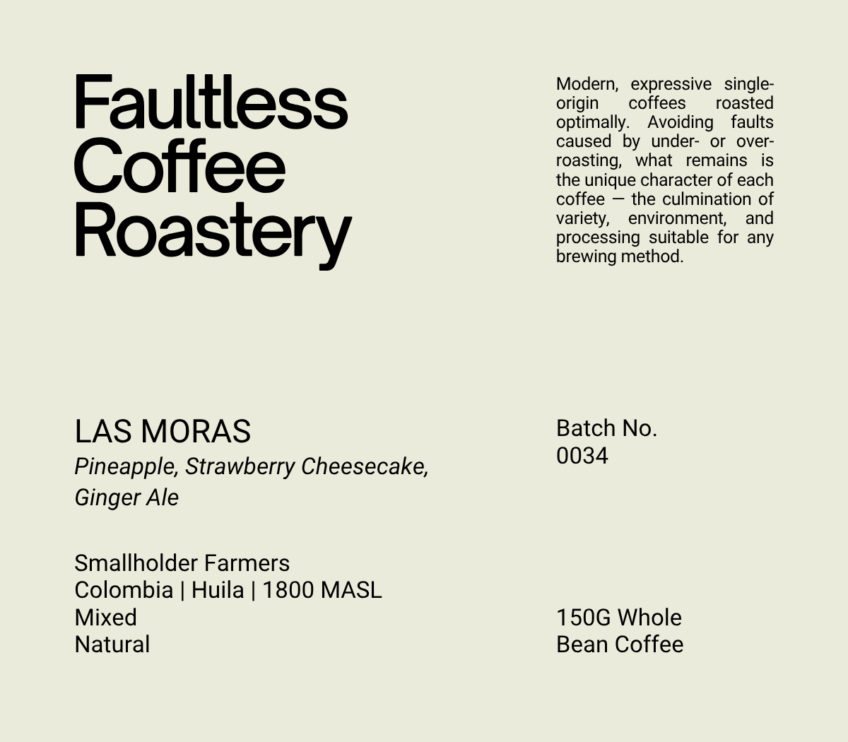 0034: Las Moras, Colombia